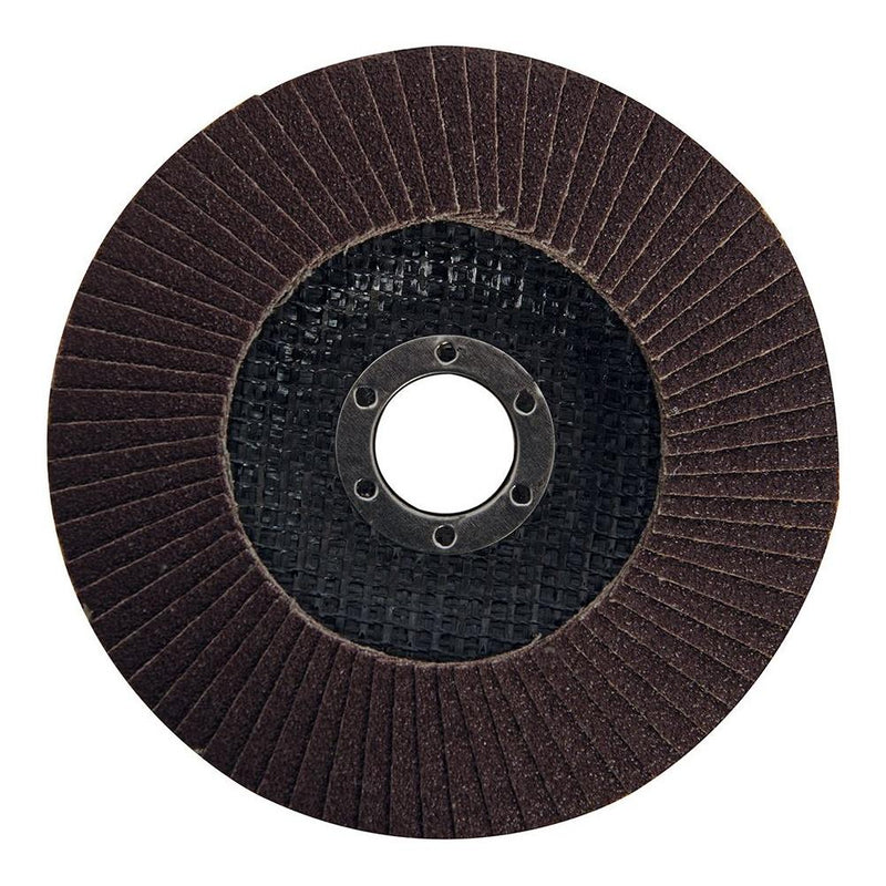 Silverline Aluminium Oxide Flap Disc 125mm 80 Grit Silverline - Dynamic Drive