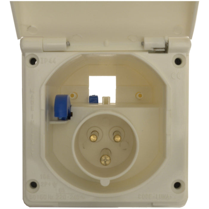 W4 Mains Inlet Square White 20013 W4 - Dynamic Drive