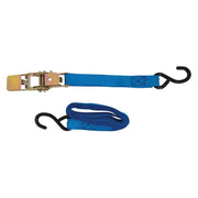 Silverline Ratchet Tie Down Strap S-Hook 4.5m x 25mm Rated 250kg Capacity 500kg Silverline - Dynamic Drive