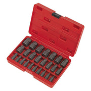 Sealey Multi-Spline Screw Extractor Set 25pc AK8182 Sealey - Dynamic Drive