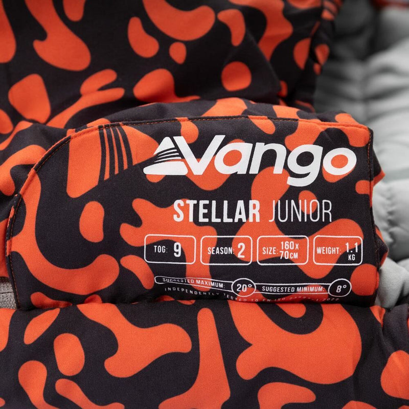 Vango Stellar Junior Sleeping Bag Dragons Fire Vango - Dynamic Drive