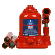 Sealey Bottle Jack 2 Tonne Telescopic SJT2 Sealey - Dynamic Drive