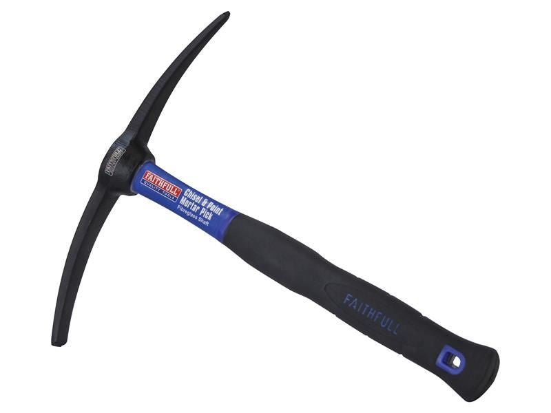 Faithfull Chisel & Point Mortar Pick Fibreglass Shaft 450g (16oz) Faithfull - Dynamic Drive