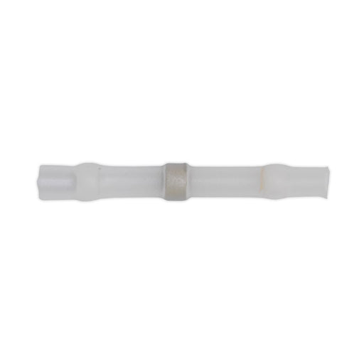 Sealey Heat Shrink Butt Connector Solder Terminal 24-22 AWG White Pack of 25 Sealey - Dynamic Drive
