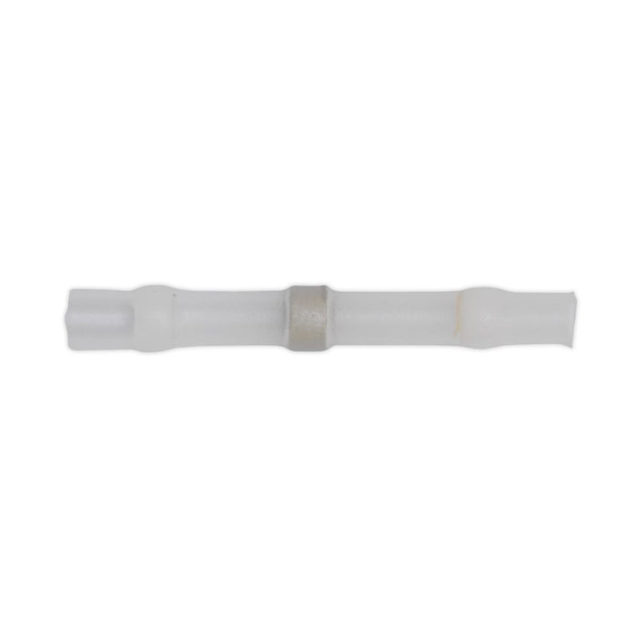 Sealey Heat Shrink Butt Connector Solder Terminal 24-22 AWG White Pack of 25 Sealey - Dynamic Drive