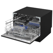 Baridi Tabletop Dishwasher 6 Place Settings 6.5L Capacity - Black DH85 Baridi - Dynamic Drive