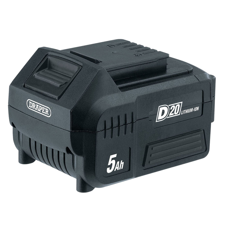 Draper D20 20V Li-ion Battery, 5.0Ah 55907 Draper - Dynamic Drive