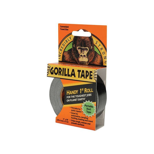 Gorilla Glue Gorilla Tape® Handy Roll 25mm x 9m Black Gorilla Glue - Dynamic Drive