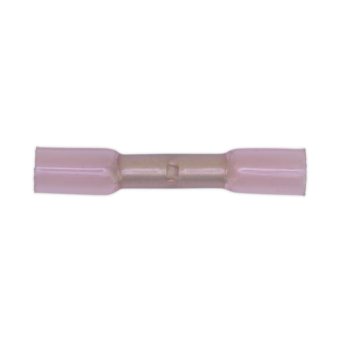 Sealey Heat Shrink Butt Connector Terminal4.8mm Red Pack of 100 RTSB100 Sealey - Dynamic Drive