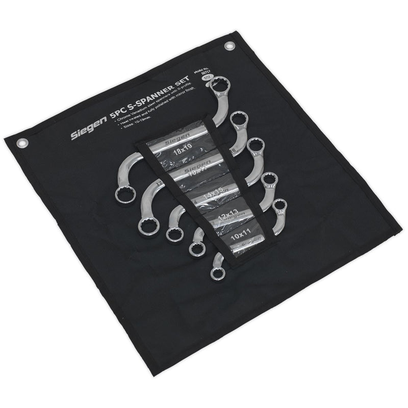 Seigen by Sealey S-Spanner Set 5pc Metric S0717 Seigen by Sealey  - Dynamic Drive
