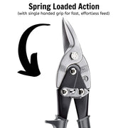 Teng Tools Tin Snip High Leverage Right/Straight Teng Tools - Dynamic Drive