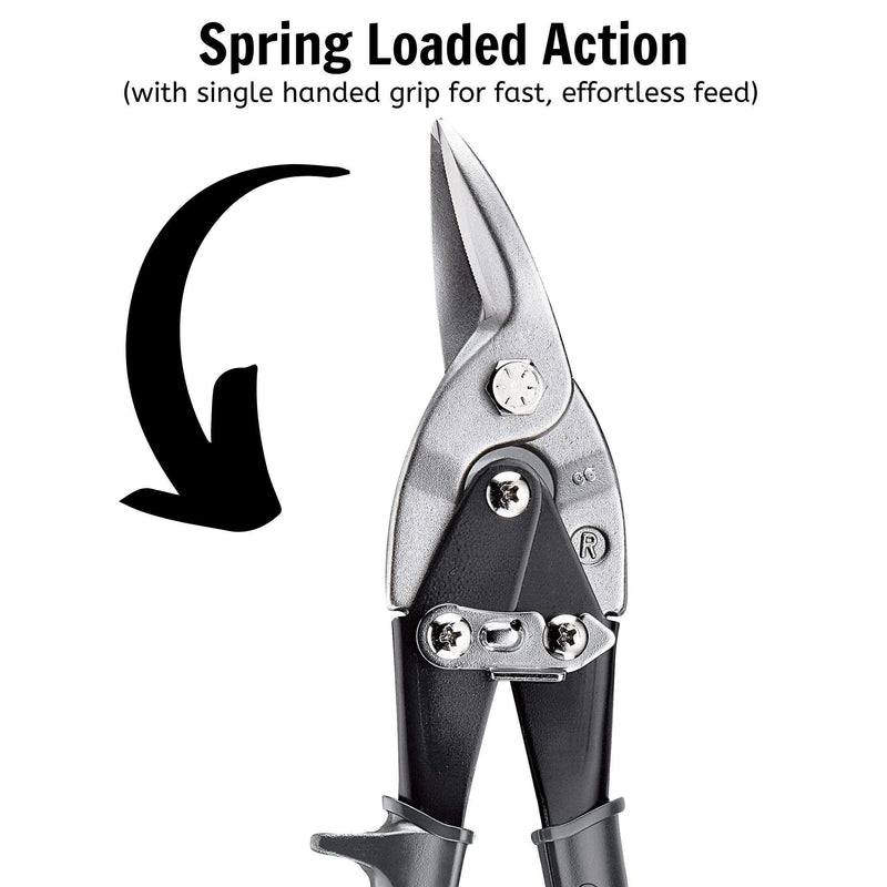 Teng Tools Tin Snip High Leverage Right/Straight Teng Tools - Dynamic Drive