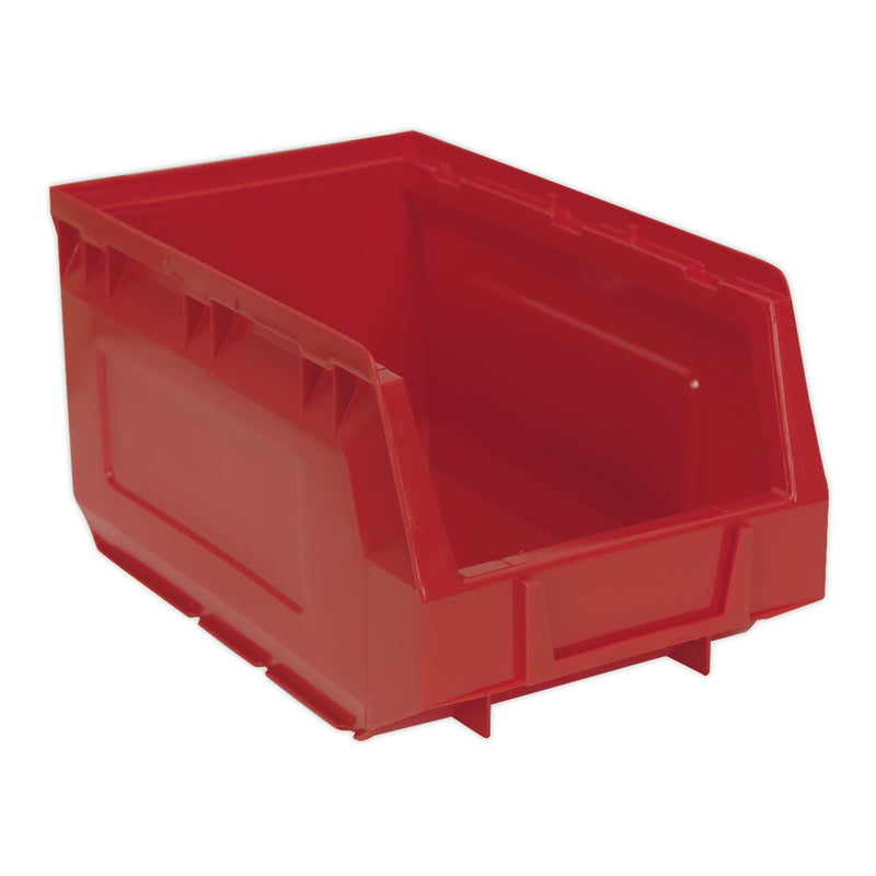 Sealey Plastic Storage Bin 150 x 240 x 130mm Red Pack of 24 TPS324R Sealey - Dynamic Drive