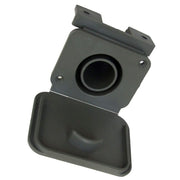 28mm Grey Waste Water Outlet Socket + Flap Connector Caravan Motorhome 81330 PLS  - Dynamic Drive