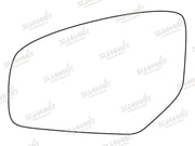 Summit Stick-On Standard Mirror Glass fits Honda Civic LHS Summit - Dynamic Drive