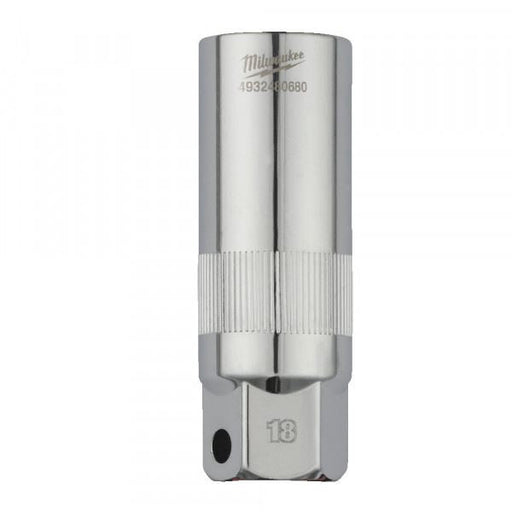 Milwaukee 3/8In. Drive 18mm Spark Plug Socket -1Pc Milwaukee - Dynamic Drive