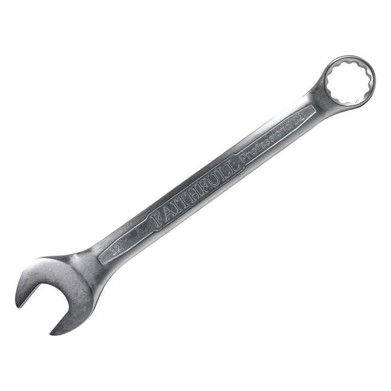 Faithfull Combination Spanner CV Satin Finish 32mm Faithfull - Dynamic Drive