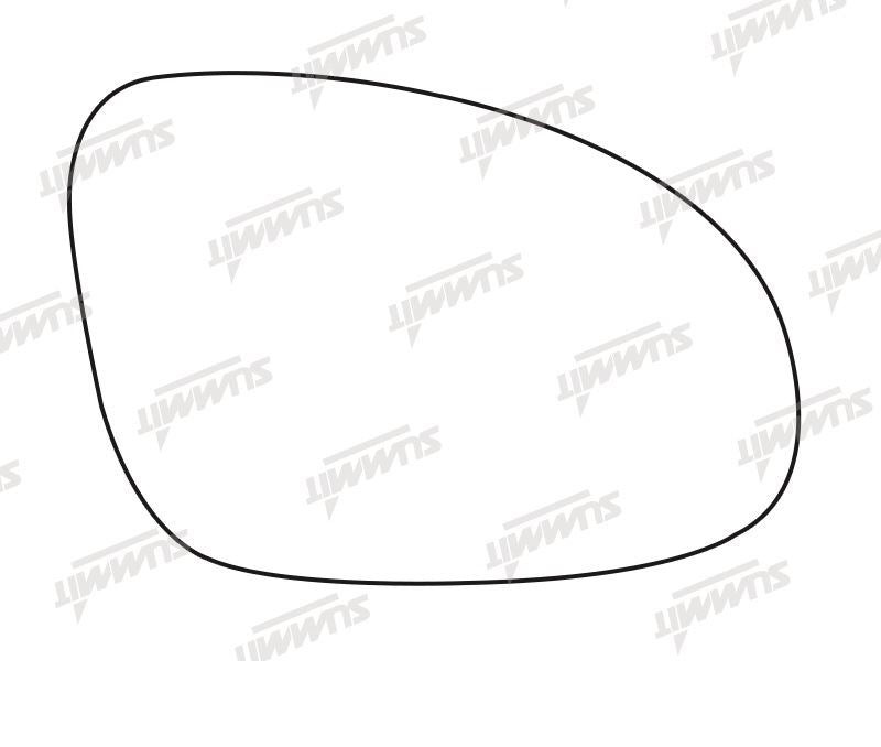 Summit Heated Base Plate With Blind Spot Mirror Glass fits VW Golf 05 to 08 / Passat 05 RHS Summit - Dynamic Drive