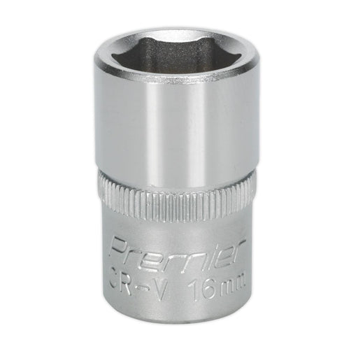 Sealey WallDrive Socket 16mm 1/2"Sq Drive S1216 Sealey - Dynamic Drive