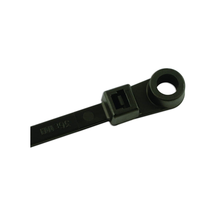 Connect Mounting Head Black Cable Tie 200mm x 4.8mm 100pc 30303 Tool Connection - Dynamic Drive