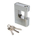 Silverline Close Armoured Shutter Lock Padlock 90mm Silverline - Dynamic Drive