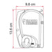 Fiamma F45 L Winch Awning Wind Out 550 Titanium Case Royal Grey Fabric Fiamma  - Dynamic Drive