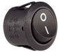 W4 250V Round Single Pole Rocker Switch On/Off Black 37201 W4 - Dynamic Drive