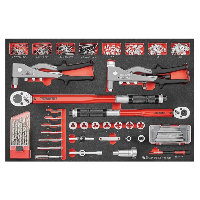 Teng Tools General service tool set 219 pieces Teng Tools - Dynamic Drive