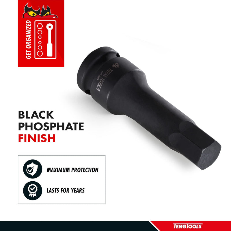 Teng Tools 1/2" Hex Impact Socket DIN AF 7/16" Teng Tools - Dynamic Drive