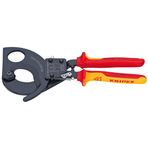 Draper Knipex 95 36 280 VDE Heavy Duty Cable Cutter, 280mm 55015 Draper - Dynamic Drive