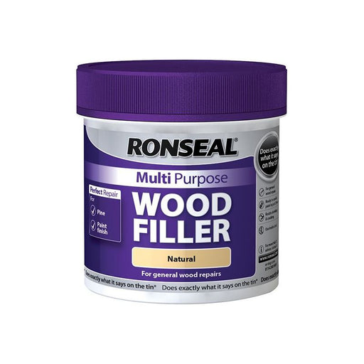 Ronseal Multipurpose Wood Filler Tub Natural 465g Ronseal - Dynamic Drive