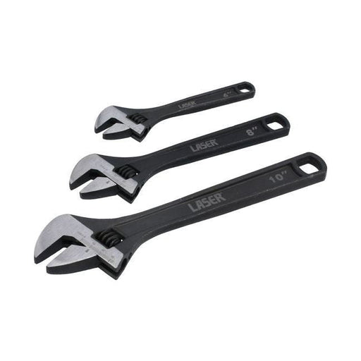 Laser Adjustable Wrench Set 3pc 8677 Laser - Dynamic Drive