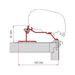 Fiamma Adapter Kit Caravan Roof 550 (98655Z075) Fiamma - Dynamic Drive