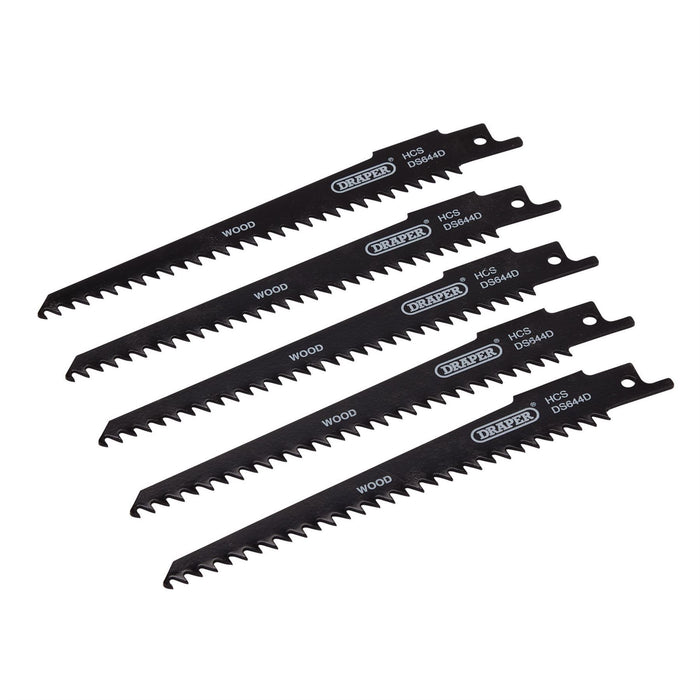 Draper Reciprocating Saw Blades for Wood and Plastic Cutting, 150mm, 6tpi (Pack Draper - Dynamic Drive