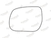 Summit Stick-On Standard Mirror Glass fits Daihatsu Terios 06 to 15 LHS Summit - Dynamic Drive