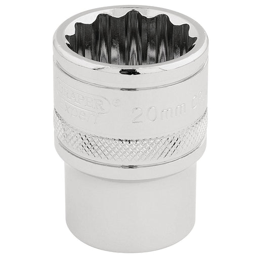 Draper HI-TORQ 12 Point Socket, 1/2" Sq. Dr., 20mm 33289 Draper - Dynamic Drive