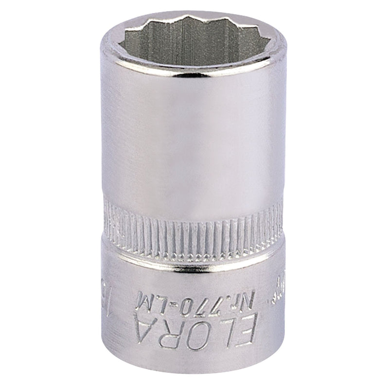 Draper Elora Bi-Hexagon Socket, 1/2" Sq. Dr., 16mm 24616 Draper - Dynamic Drive