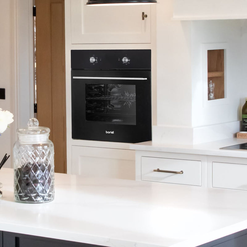 Baridi Integrated Fan-Assisted Electric Oven 60cm 55L Capacity - Black Baridi - Dynamic Drive