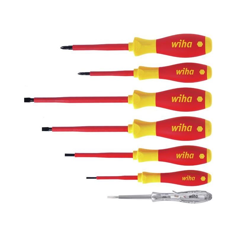 Wiha SoftFinish® electric SL/PH Screwdriver Set, 7 Piece Wiha - Dynamic Drive