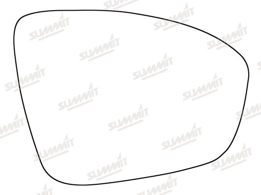 Summit Heated Base Plate With Standard Mirror Glass fits Renault Megane 2015 on RHS Summit - Dynamic Drive