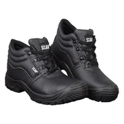 Scan 4 D-Ring Chukka Safety Boots Black UK 7 EUR 41 Scan - Dynamic Drive