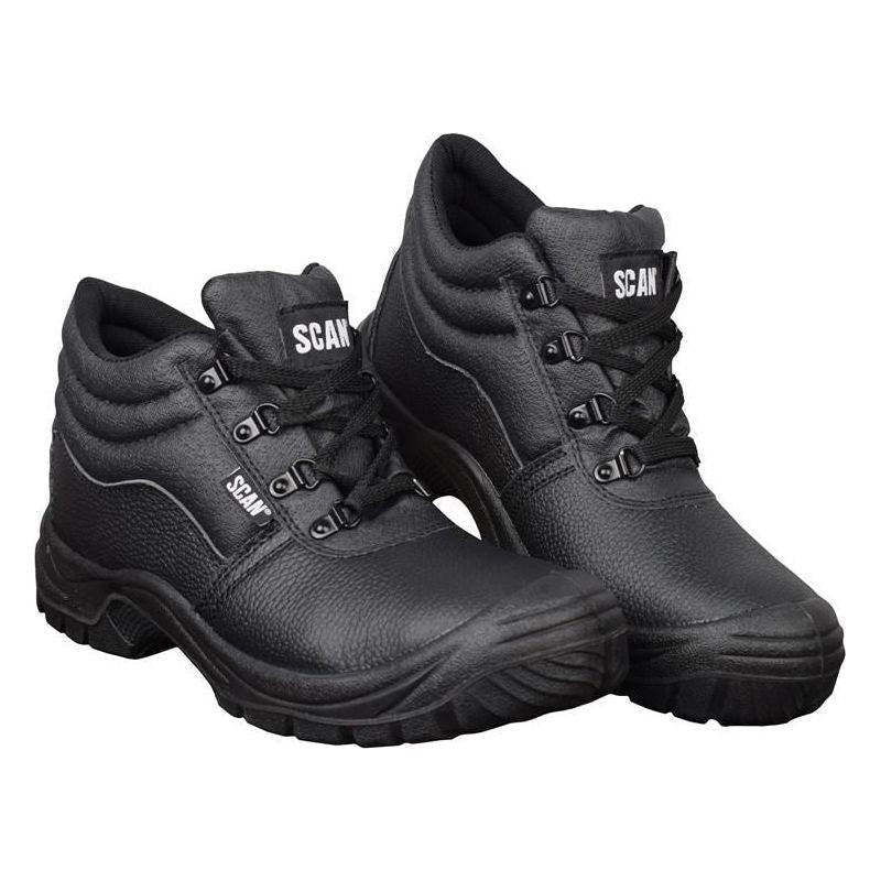 Scan 4 D-Ring Chukka Safety Boots Black UK 7 EUR 41 Scan - Dynamic Drive