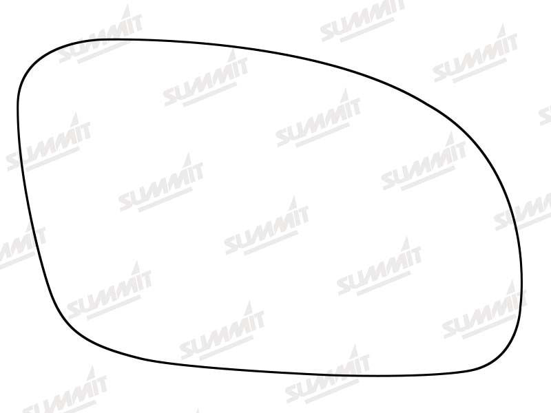 Summit Stick-On Standard Mirror Glass fits VW Beetle 00 on RHS Summit - Dynamic Drive