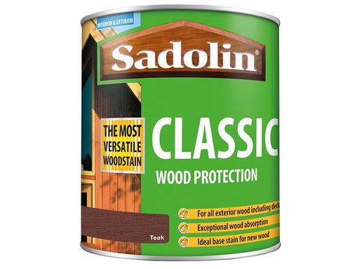 Sadolin Classic Wood Protection Teak 1 litre Sadolin - Dynamic Drive