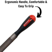 Teng Tools Hand File 250mm Half round Teng Tools - Dynamic Drive