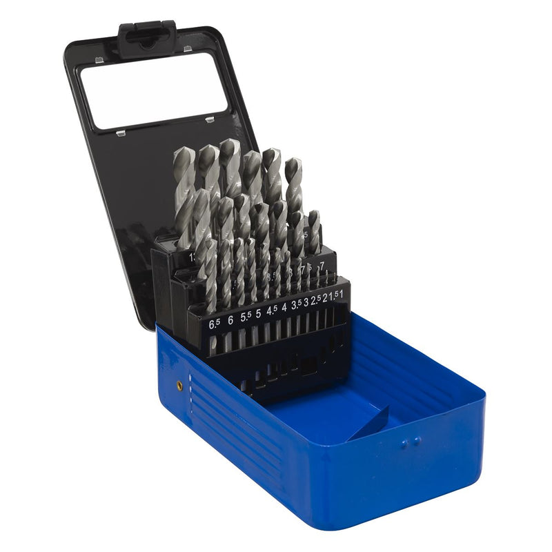 Sealey HSS Split Point Fully Ground Drill Bit Set 25pc Metric AK47251 Sealey - Dynamic Drive
