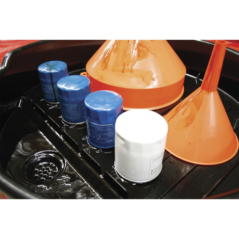 Sealey Oil Drum Drain Pan for 205L Drum DRP19 Sealey - Dynamic Drive