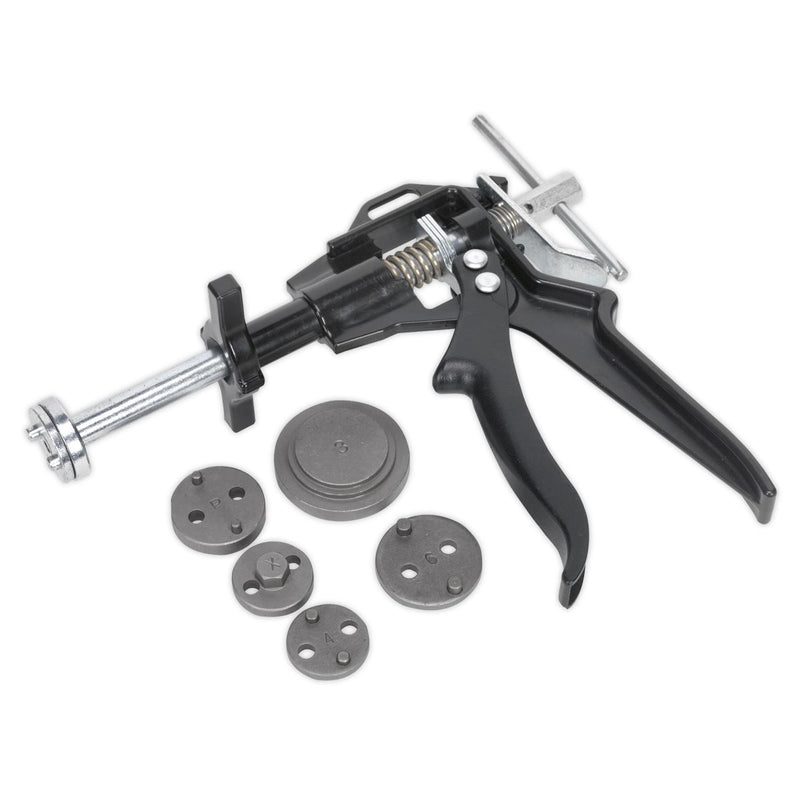 Sealey Brake Piston Wind-Back Tool Kit 5pc VS0211 Sealey - Dynamic Drive
