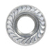 Sealey Flange Nut Serrated M8 Zinc DIN 6923 Pack of 100 FN8 Sealey  - Dynamic Drive