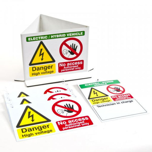 Prosol EV and Hybrid Vehicle Warning Sign Pack Prosol  - Dynamic Drive